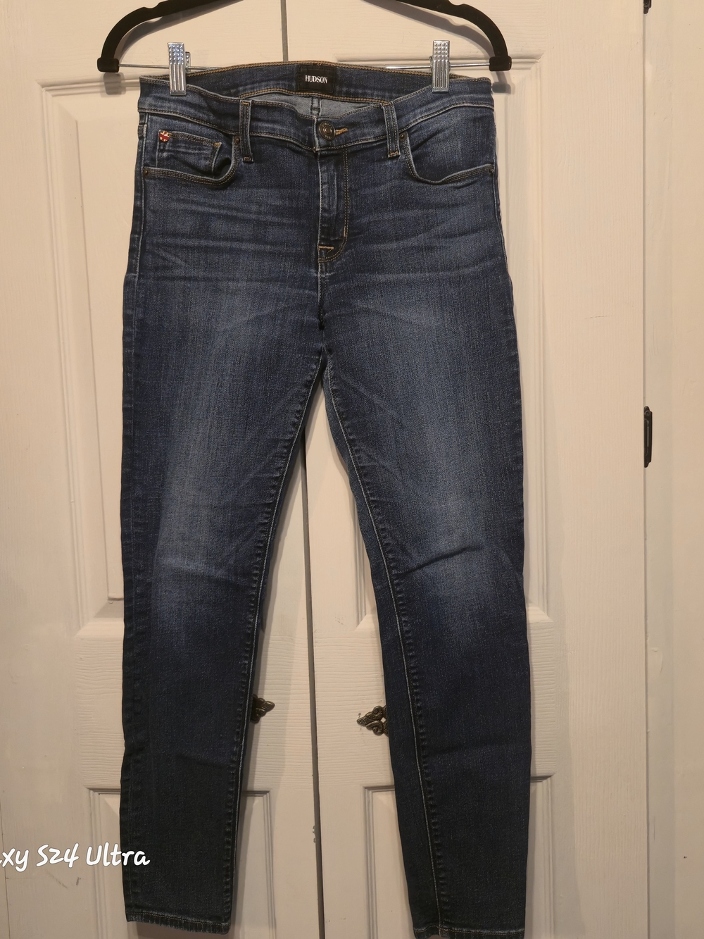 Hudson Jeans Premium Women Skinny Jeans - Medium Blue Wash Size 28